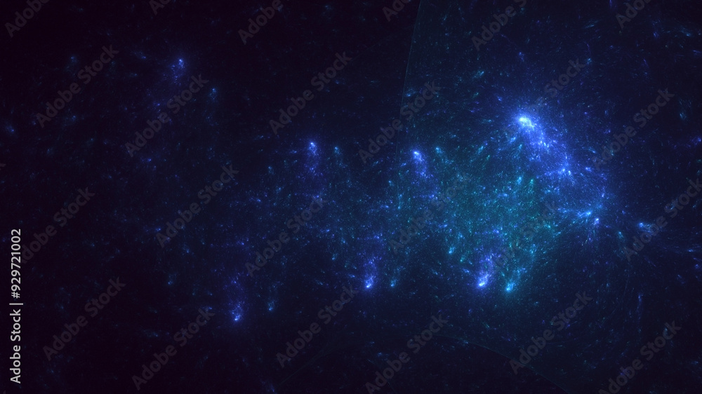 Naklejka premium 3D manual Fractal illustration. Abstract rendering multicolor technology light background. The illustration is not generated by AI.