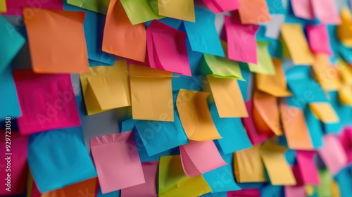 Expressing ideas on sticky notes helps teams work more quickly.