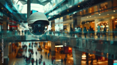 Wallpaper Mural A modern wireless CCTV camera installed to protect and maintain security in homes and public places. Torontodigital.ca