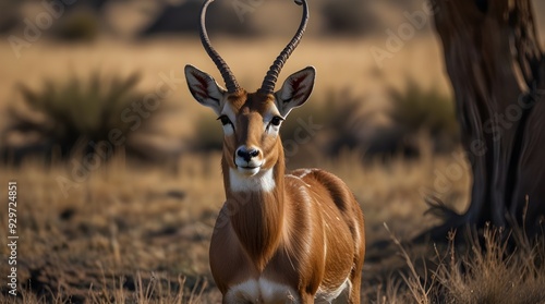 antelope wildlife photo with empty.generative.ai