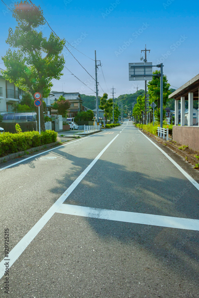 市街地の道路