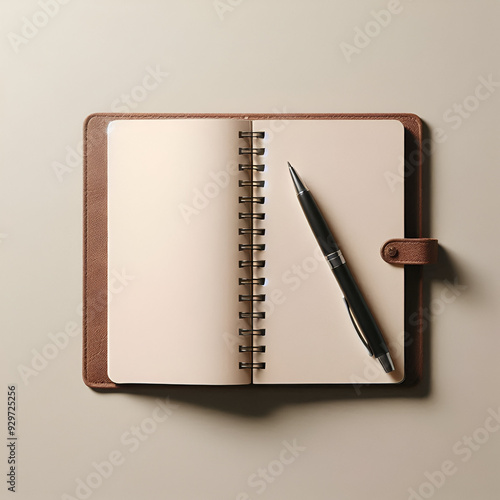 notebook and pen