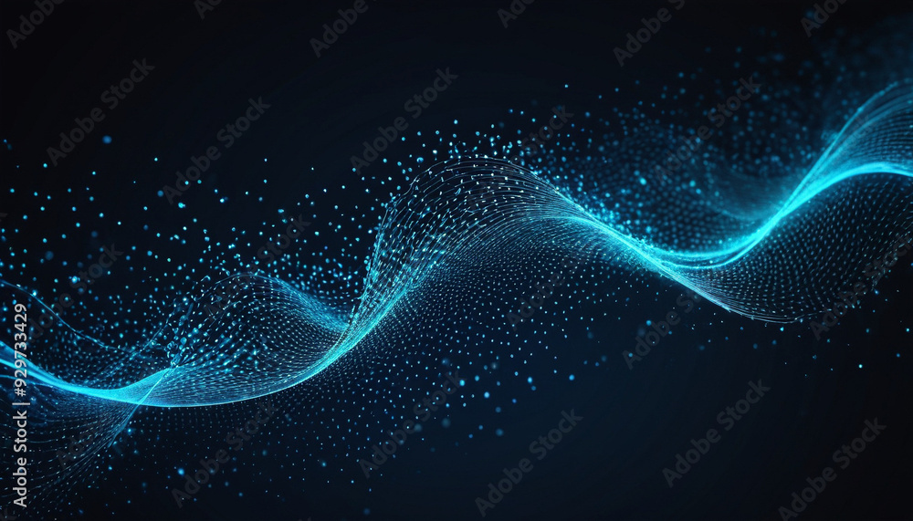 Particles creating waves Particles creating waves
