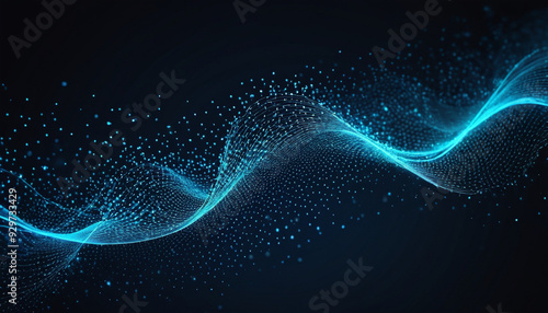 Particles creating waves