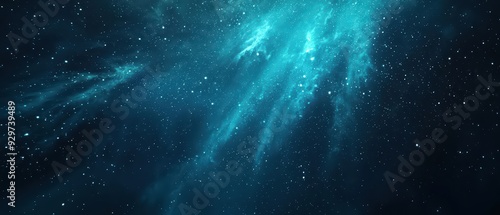 Blue Aurora Borealis Wallpaper. Northern Lights with shades of blue and teal dancing across a dark sky.