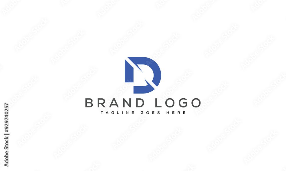 letter D logo design vector template design for brand. letter D logo design vector template design for brand.