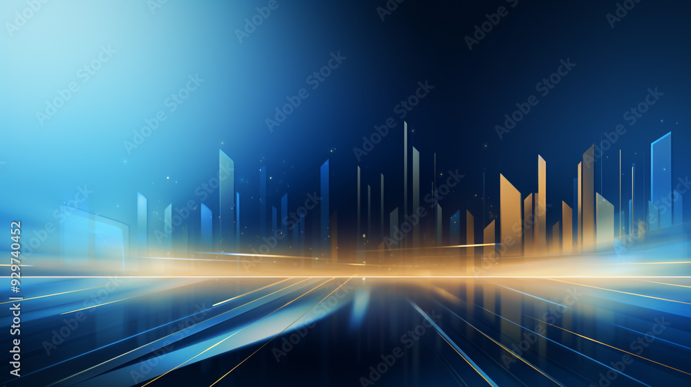 digital high tech city design for light blue glow banner background digital high tech city design for light blue glow banner background