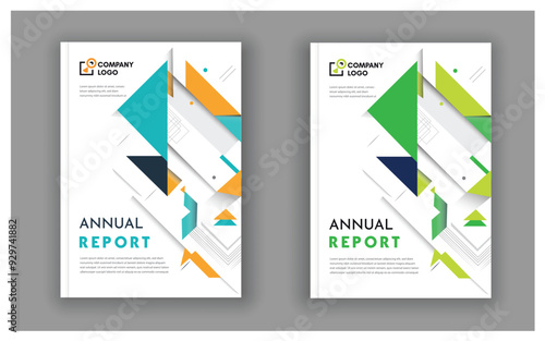 Cover design, brochure, annual report, magazine, poster, book cover, corporate presentation, portfolio, flyer, and handbook cover. It is modern with size A4, front and back, and easy to use and edit.