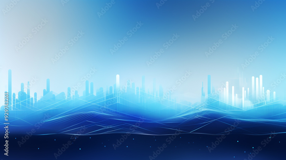 Minimal geometric white light background abstract design. Modern blue and light grey square overlapped pattern on background Minimal geometric white light background abstract design. Modern blue and light grey square overlapped pattern on background