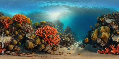 Wallpaper Mural HDRI Underwater Ocean Equirectangular Panorama 19 Torontodigital.ca