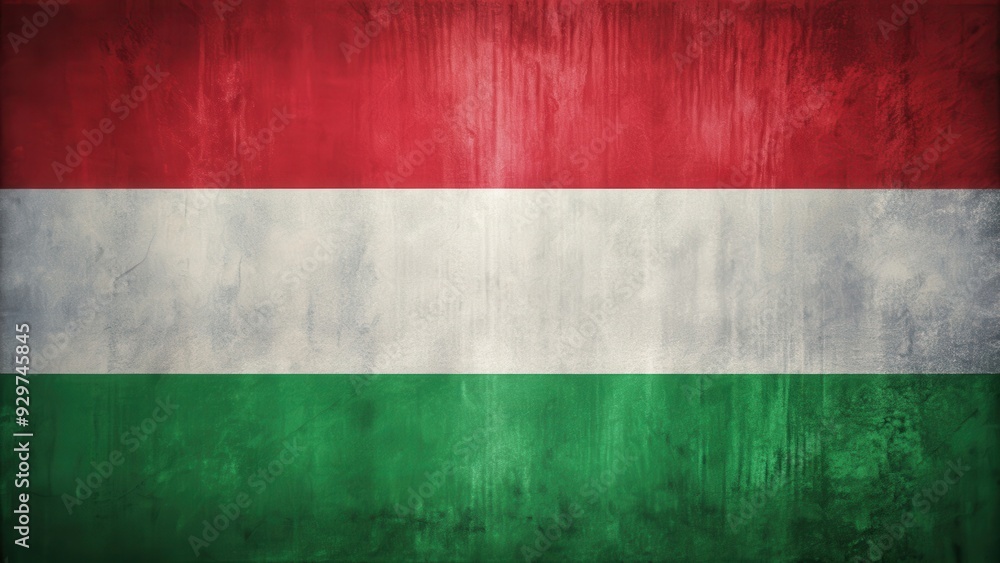 Hungary flag with horizontal stripes of red, white, and green, Hungary, flag, symbol, national, patriotic, Europe, European Hungary flag with horizontal stripes of red, white, and green, Hungary, flag, symbol, national, patriotic, Europe, European