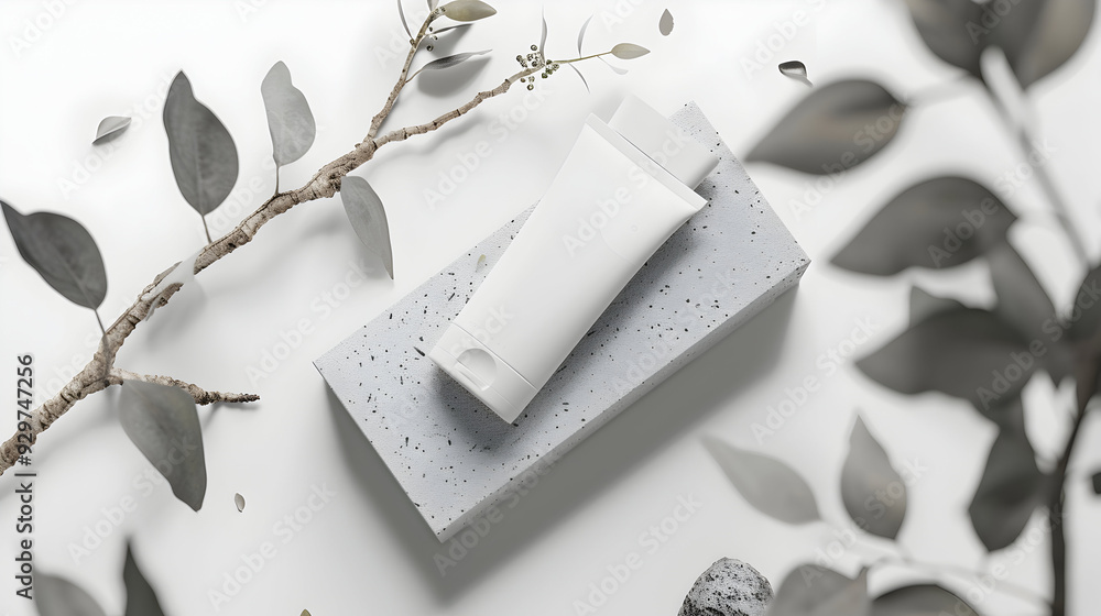 Highresolution product packaging mockups for a natural cosmetics line, featuring ecofriendly materials and minimalist design, perfect for branding presentations. Highresolution product packaging mockups for a natural cosmetics line, featuring ecofriendly materials and minimalist design, perfect for branding presentations.