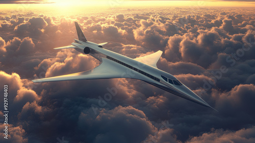 Aircraft with advanced aerodynamics for fuel efficiency photo