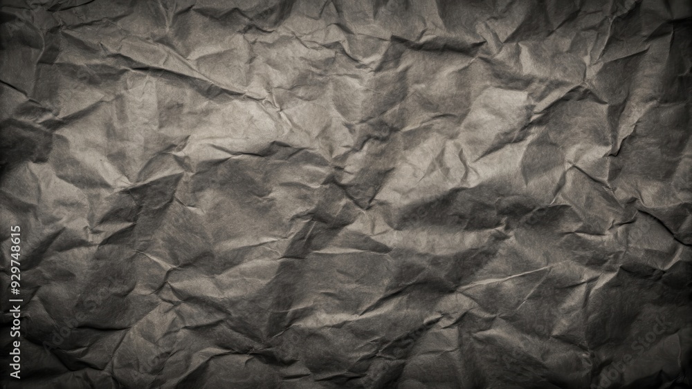 Fototapeta premium Weathered black paper texture background, aged, vintage, distressed, old, grunge, dark, rustic, worn, antique, weathered
