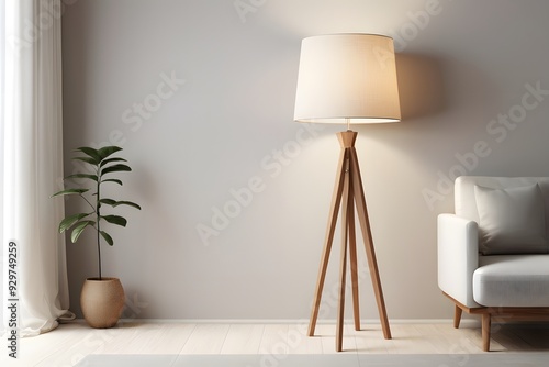 Scandinavian lamps provide space for advertising.