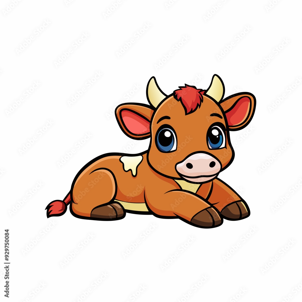 1 month old angus calf art vector illustration 1 month old angus calf art vector illustration