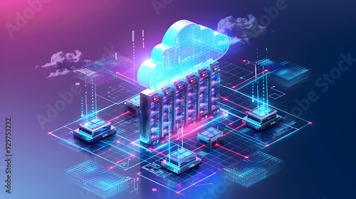 Hybrid Cloud Integration Architecture, a hybrid cloud integration architecture within a data center concept with an image depicting seamless integration between on-premises infrastructure