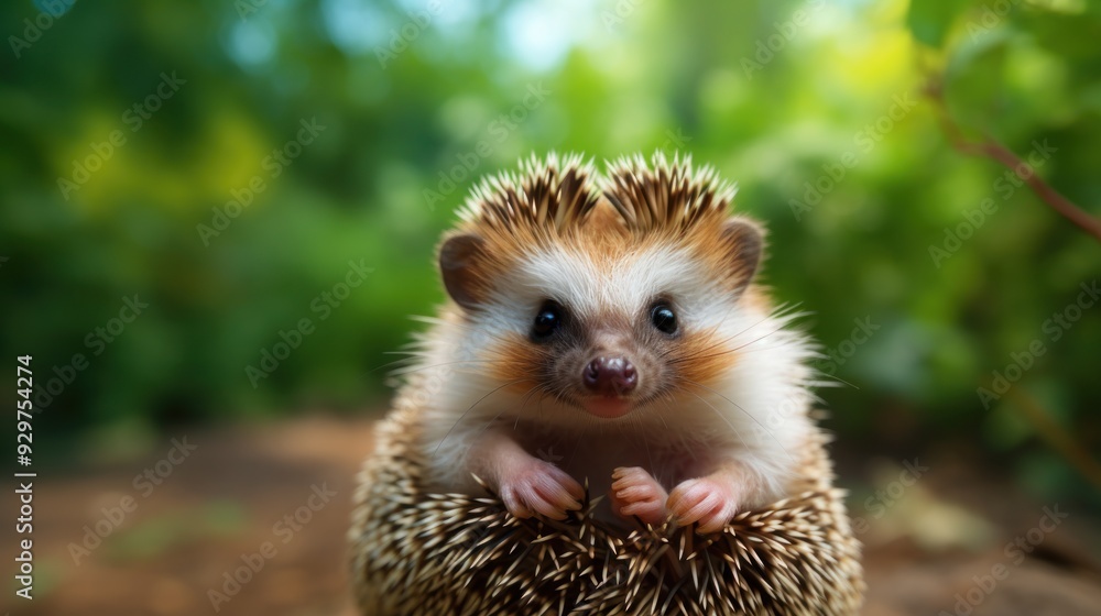 Cute Hedgehog Portrait Cute Hedgehog Portrait