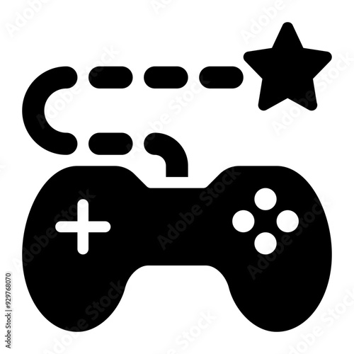 adventure game, gameplay, game rules, game mission, video game, game genre, game development solid or glyph icon
