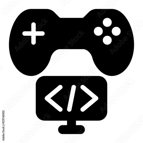 game development, game, programming, coding, gaming, engineering solid or glyph icon
