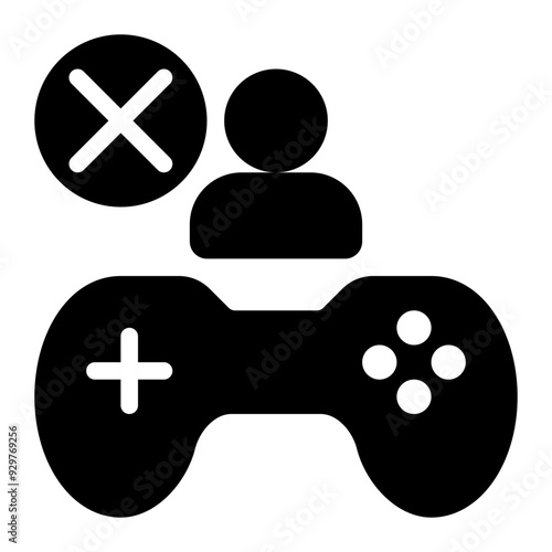 non player, non playable, character, npc, game character, video game glyph or solid icon photo