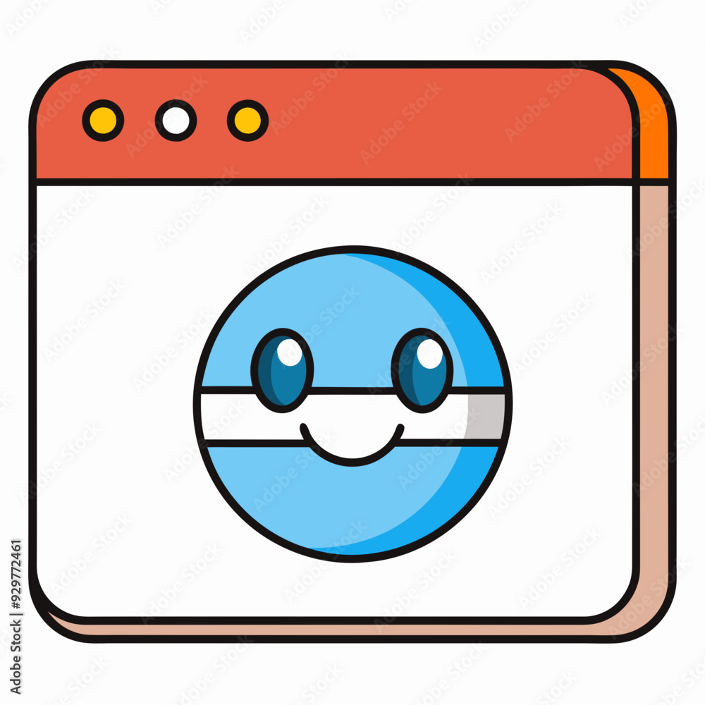 Browser icon art vector illustration Browser icon art vector illustration