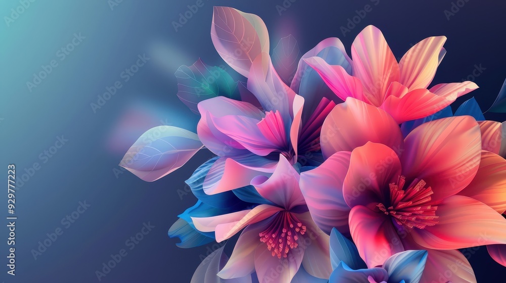 Design a modern bouquet icon with abstract, geometric flowers. Design a modern bouquet icon with abstract, geometric flowers.