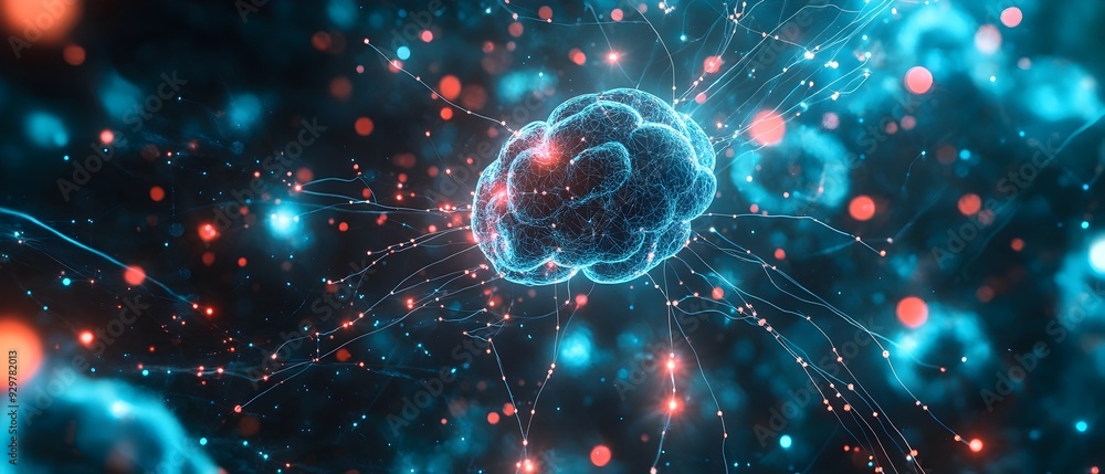 Obraz premium Visualizing the Neural Networks and Algorithms Powering Predictive Systems Highlighting the Learning Processes that Refine Predictions