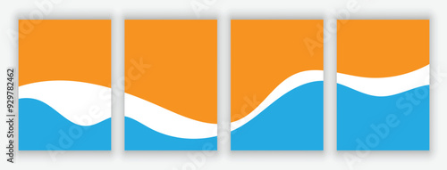 Vector abstract background design. modern abstract cover set, minimal background for cover, flyer, brochure and poster. modern abstract story and social media post design.