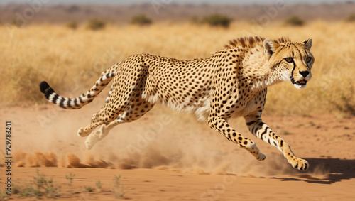cheetah in serengeti national park