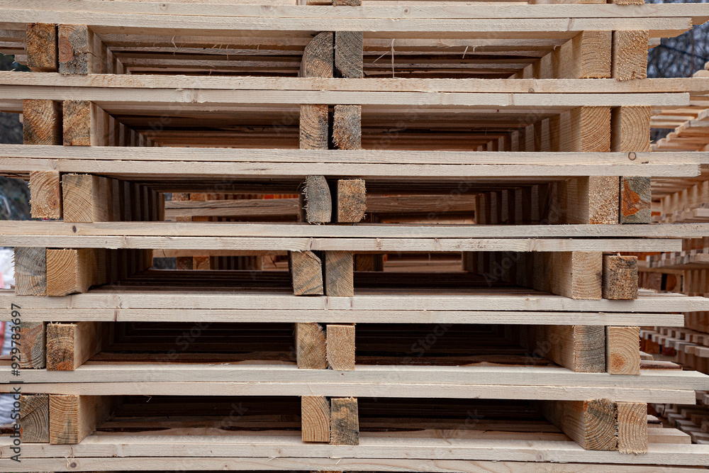 stack of wooden pallets stack of wooden pallets