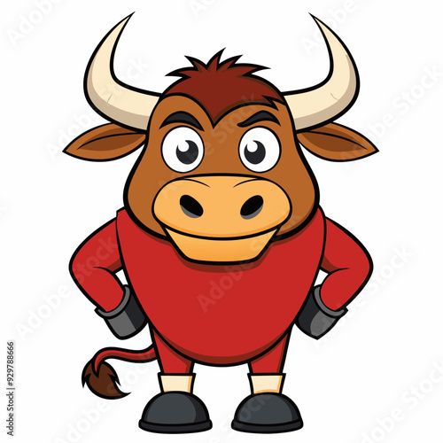 Bull  art vector illustration