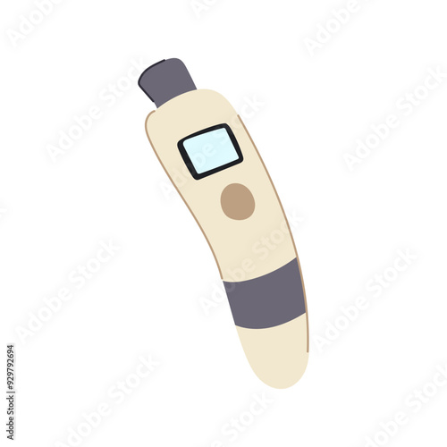 capacity spirometer cartoon. volume measurement, respiratory test, airflow pulmonary capacity spirometer sign. isolated symbol vector illustration