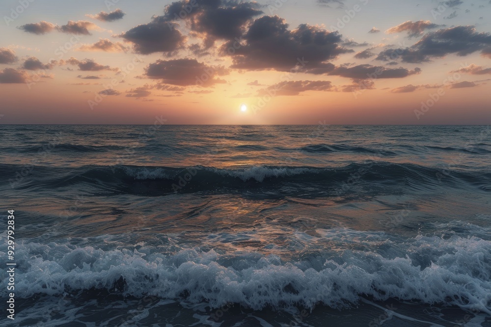 A painterly portrayal of a sunset, featuring gentle, blended hues to evoke a tranquil and everlasting image of day’s fading light. A painterly portrayal of a sunset, featuring gentle, blended hues to evoke a tranquil and everlasting image of day’s fading light.