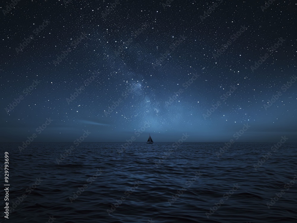 Stars and ocean unity scene, where the night sky and the sea blend seamlessly, crafting a tranquil and enchanting ambiance ideal for nighttime reflections on the shore. Stars and ocean unity scene, where the night sky and the sea blend seamlessly, crafting a tranquil and enchanting ambiance ideal for nighttime reflections on the shore.