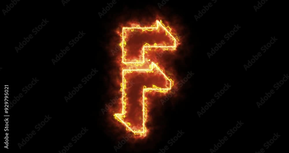 4K fire F alphabet on black background. F alphabet fire moving outline for an online shop, blog, web, cafe, and hotel on a black BG.Technology video material animation. Easy to use in any video. 4K fire F alphabet on black background. F alphabet fire moving outline for an online shop, blog, web, cafe, and hotel on a black BG.Technology video material animation. Easy to use in any video.