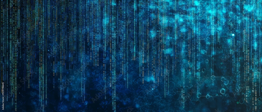 Abstract patterns of data encryption with tech motifs, background, Generative AI Abstract patterns of data encryption with tech motifs, background, Generative AI