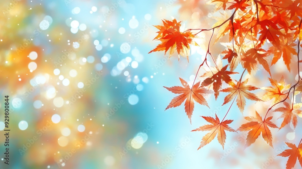 Maple leaves watercolor hand-painted,maple tree garden,illustration perfect for design decorative in the autumn festival. greeting cards, invitations, posters,copy space. Maple leaves watercolor hand-painted,maple tree garden,illustration perfect for design decorative in the autumn festival. greeting cards, invitations, posters,copy space.