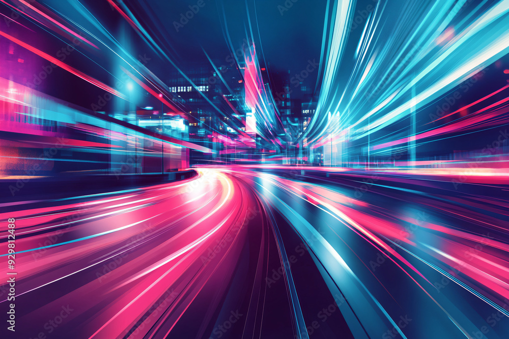 Speed of Light Cityscape. Speed of Light Cityscape.