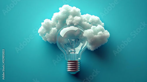 A light bulb surrounded by ...