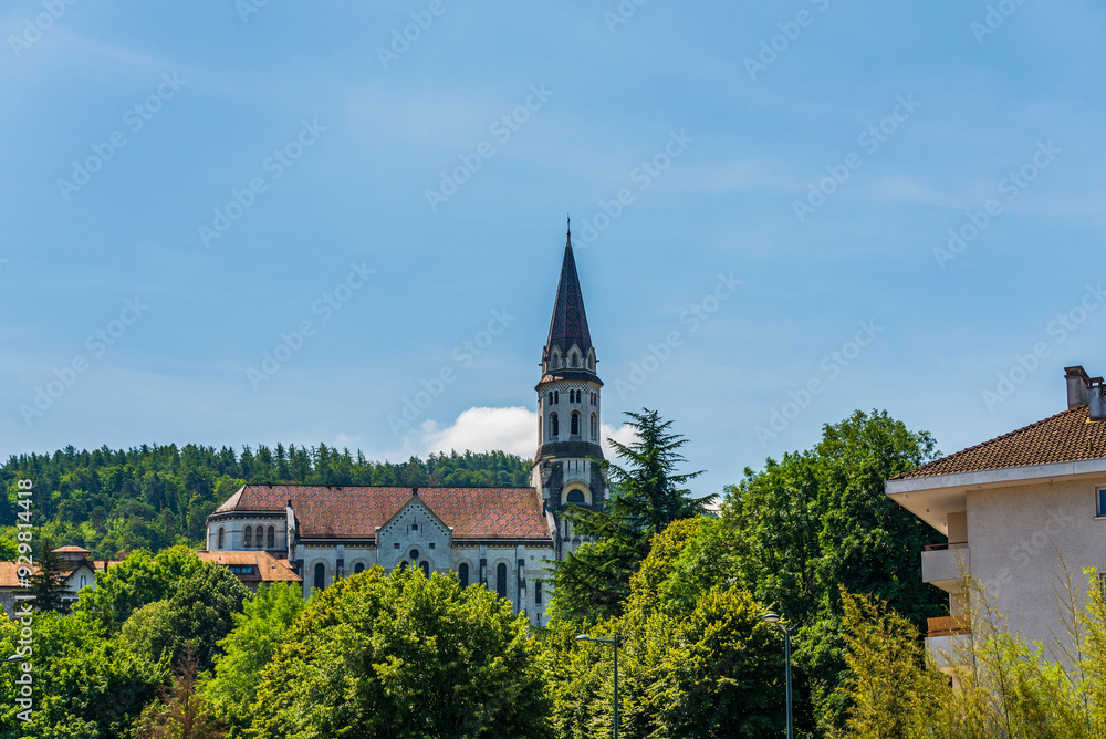 View of the Basilica of the Visitation in Annecy, Haute-Savoie, France. View of the Basilica of the Visitation in Annecy, Haute-Savoie, France.