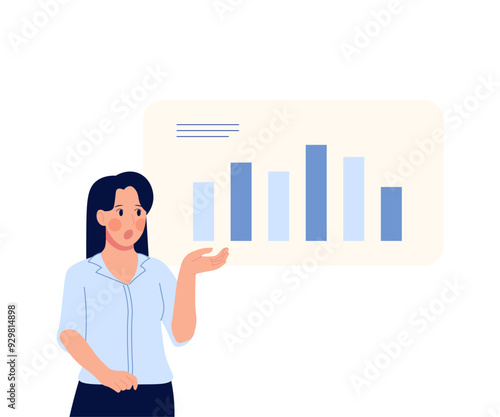 Half Body Presentation Speaker 2 Woman Making Presentation 3