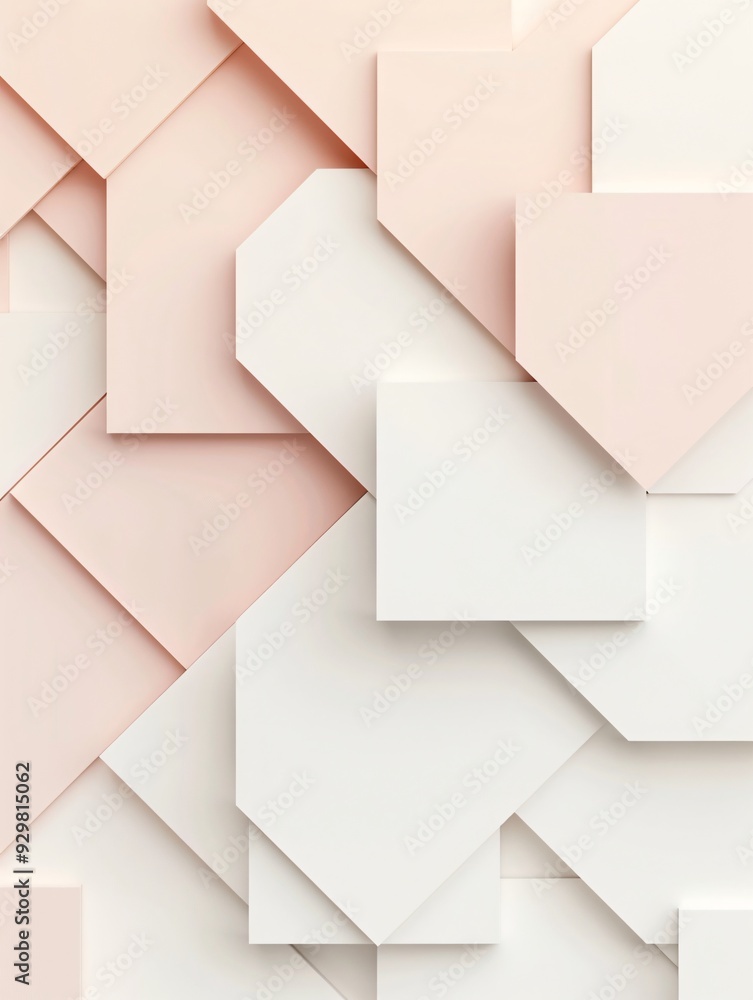 A subtle 3D geometric background with repeating diamond shapes in muted tones, offering an elegant and understated backdrop with copy space at the top A subtle 3D geometric background with repeating diamond shapes in muted tones, offering an elegant and understated backdrop with copy space at the top