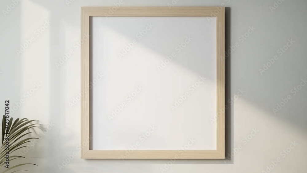 Minimalist Wooden Frame Mock-Up Minimalist Wooden Frame Mock-Up
