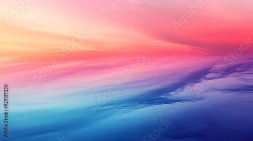 Soft Wave Abstract. Gentle flowing waves of pastel colors blending seamlessly. Dreamy and delicate abstract background