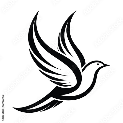 bird silhouette vector eps