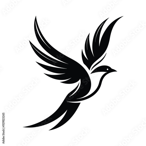 bird silhouette vector eps