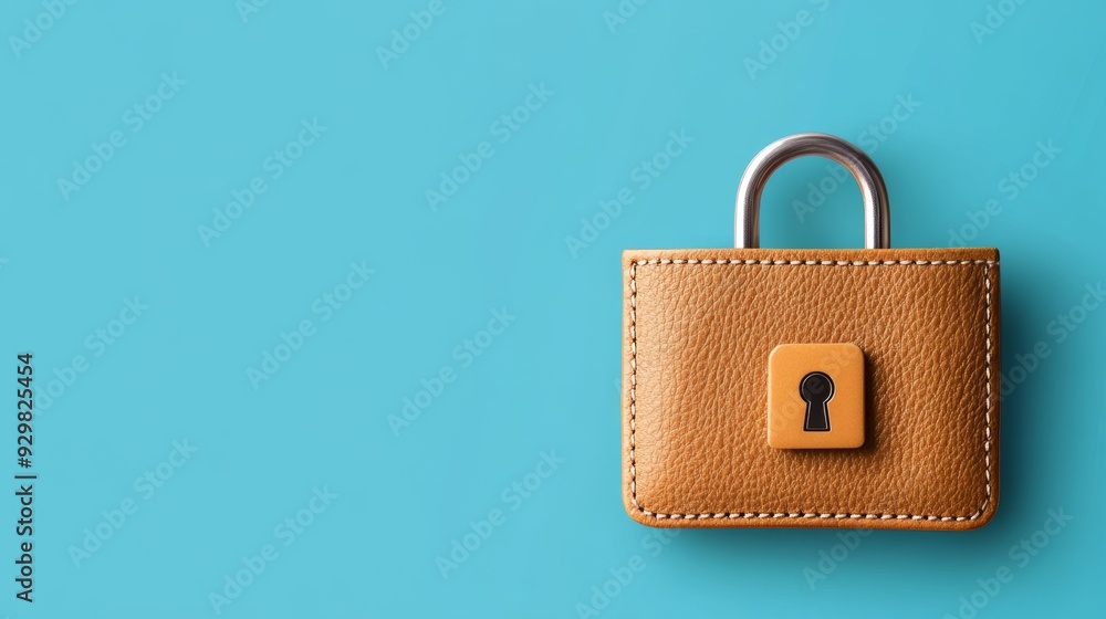 Secure Digital Wallet with Lock Icon for Private Online Transactions Secure Digital Wallet with Lock Icon for Private Online Transactions