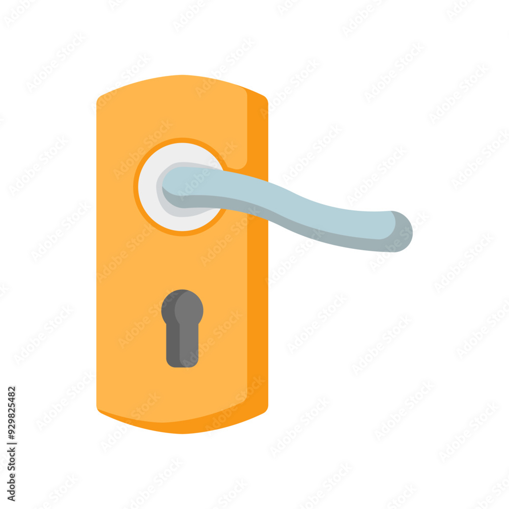 door handle icon design vector template door handle icon design vector template