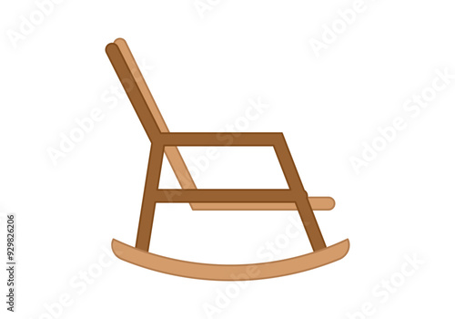 Mecedora de madera para ancianos